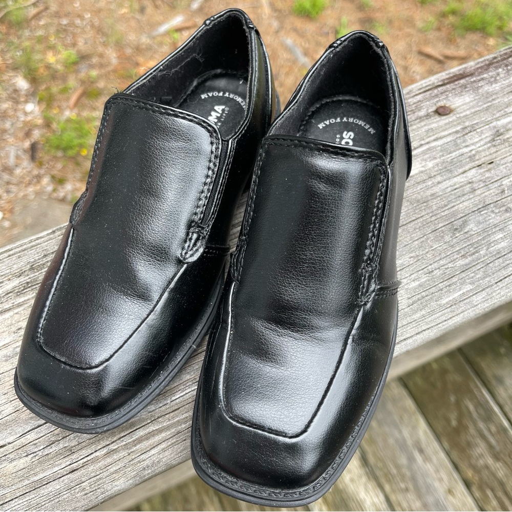 Kohl's Black Dress Shoes Slip-On